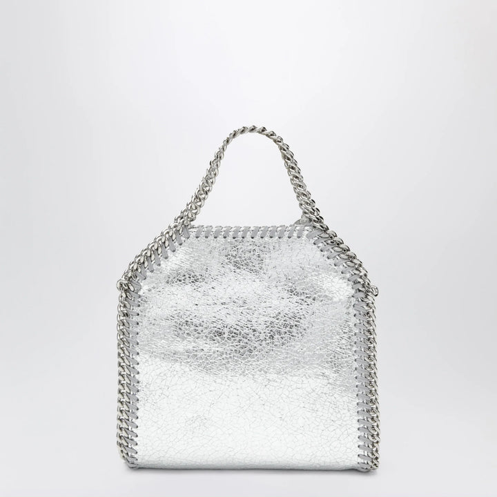 Stella McCartney - Falabella micro tote bag in silver Brand Apparel &amp; Accessories TU
