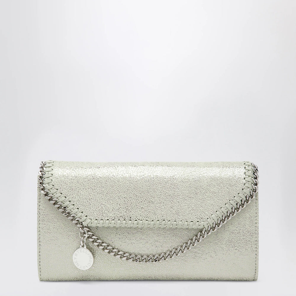 Stella McCartney - Light lime green Falabella shoulder wallet bag Brand Apparel & Accessories TU