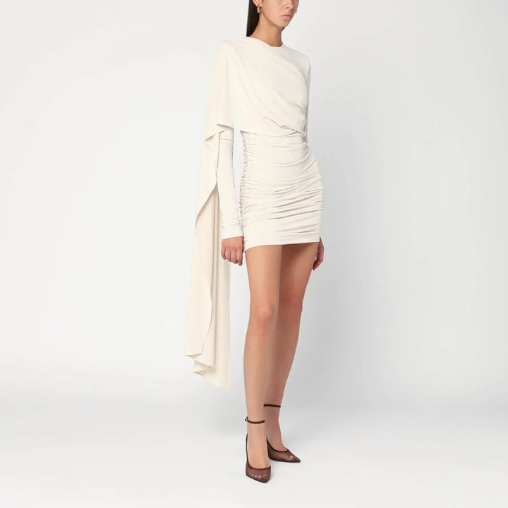 THE ANDAMANE - Xenia ivory mini dress Brand Apparel &amp; Accessories 40  IT