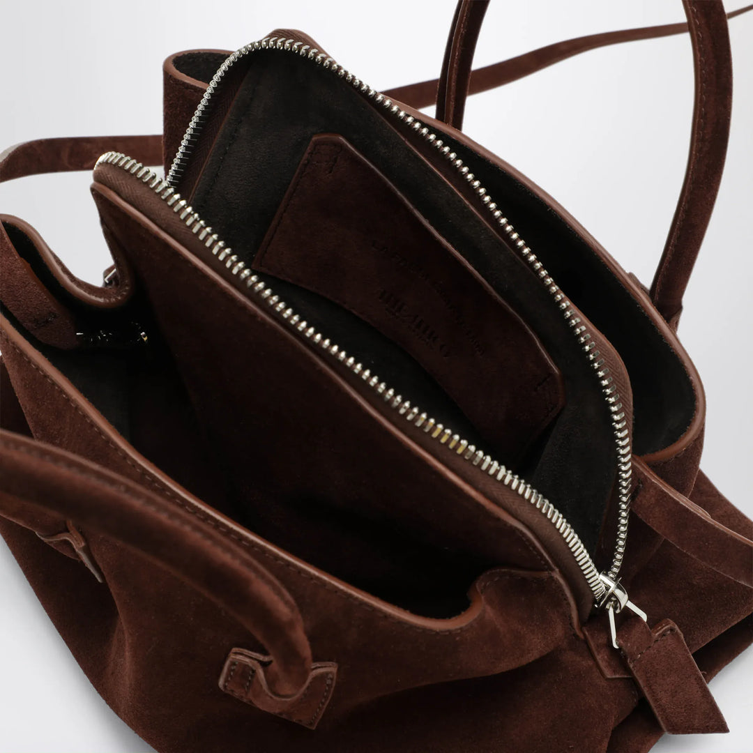 The Attico - Brown suede La Passeggiata Mini bag Brand Apparel &amp; Accessories TU