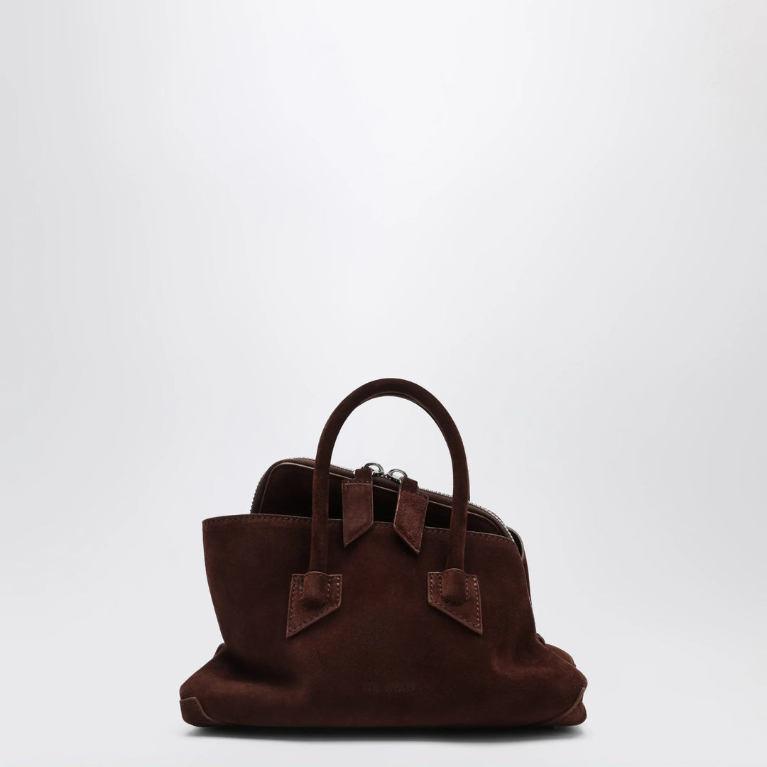The Attico - Brown suede La Passeggiata Mini bag Brand Apparel &amp; Accessories U