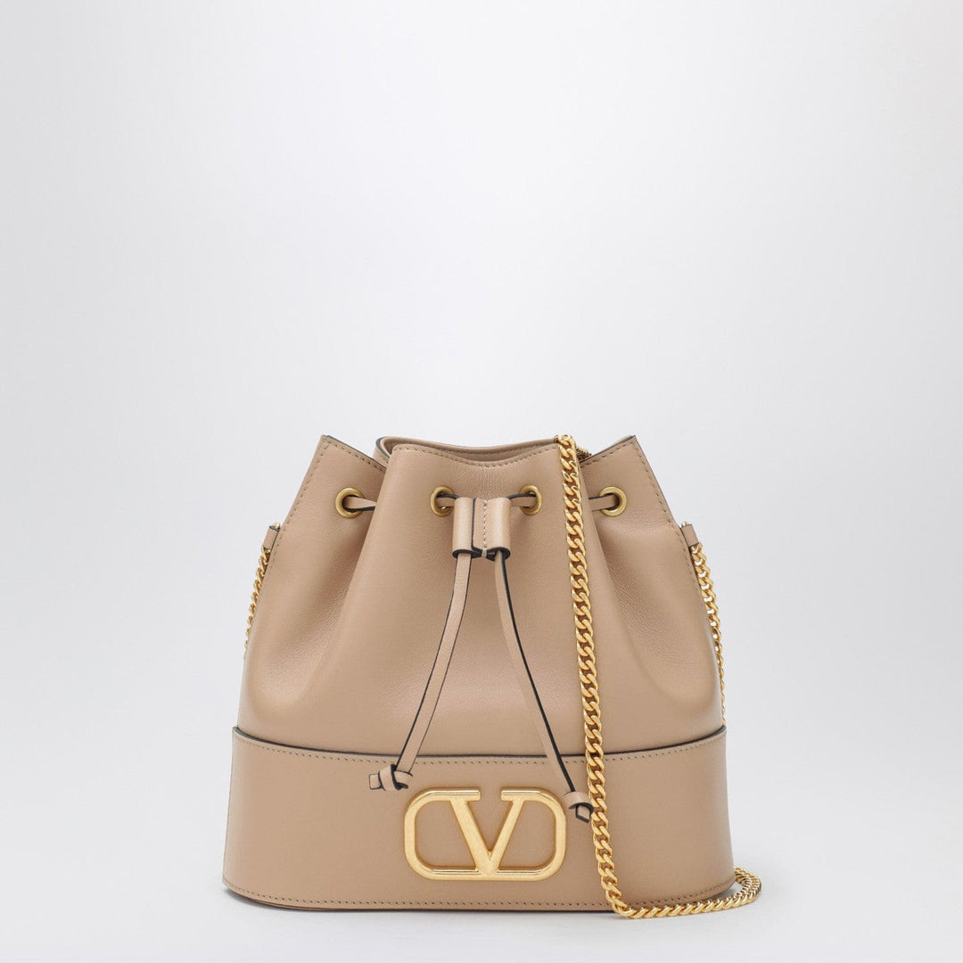 Apparel & Accessories TU Valentino Garavani - Pink leather Vlogo Signature mini hobo bag Brand