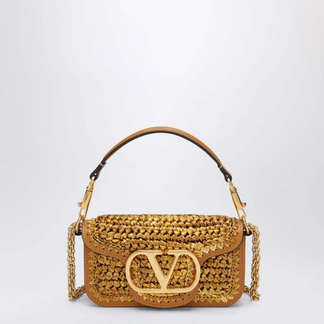 Apparel & Accessories TU Valentino Garavani - Small woven Locò bag with VLogo Signature Brand