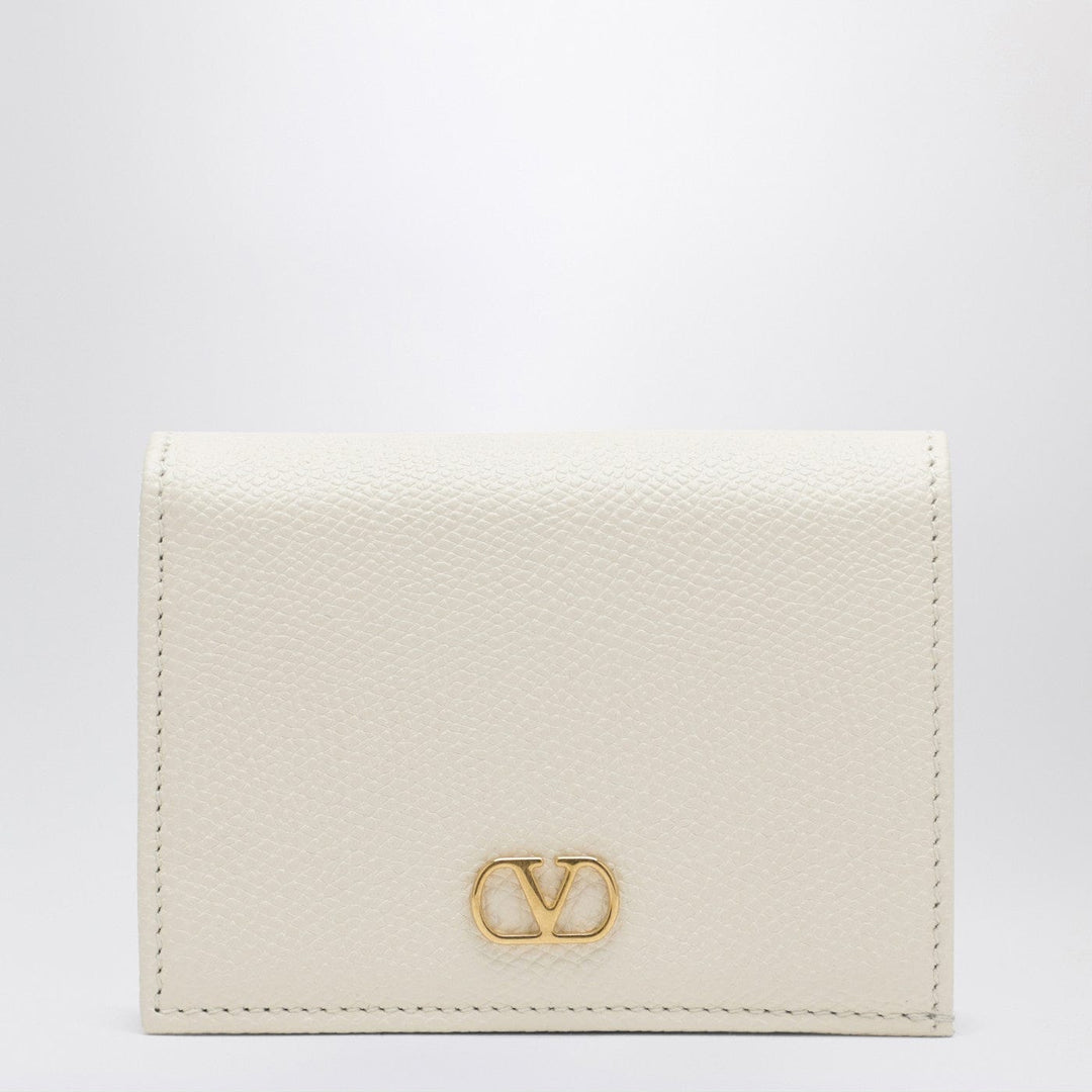Apparel & Accessories TU Valentino Garavani - VLogo Signature ivory leather wallet Brand