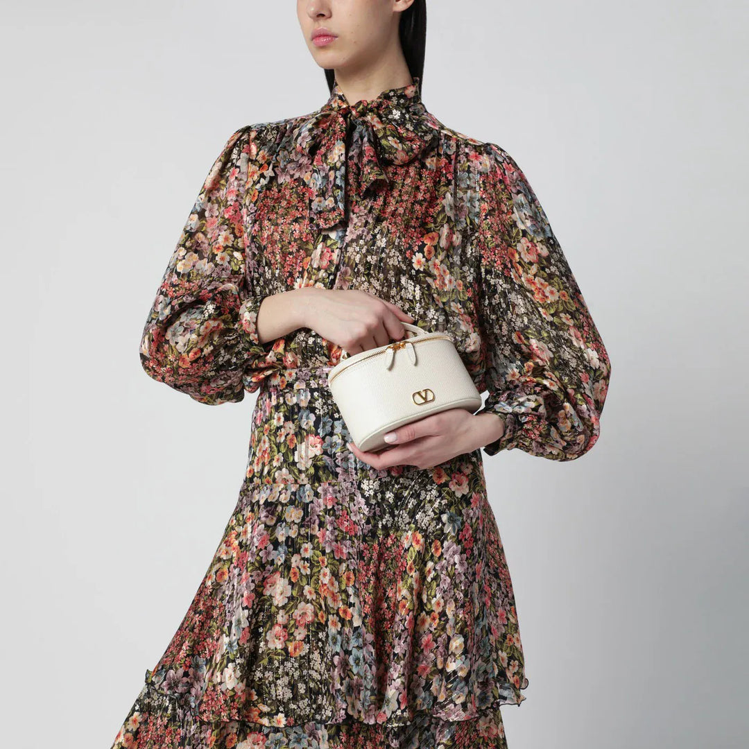 Valentino Garavani - Vlogo Signature Mini Vanity Bag in ivory grained calfskin Brand Apparel &amp; Accessories TU