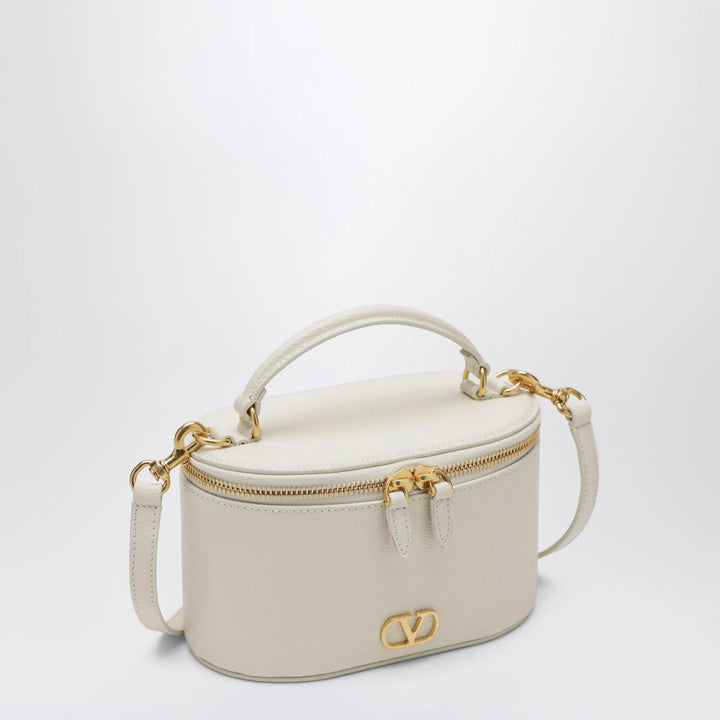 Valentino Garavani - Vlogo Signature Mini Vanity Bag in ivory grained calfskin Brand Apparel &amp; Accessories TU