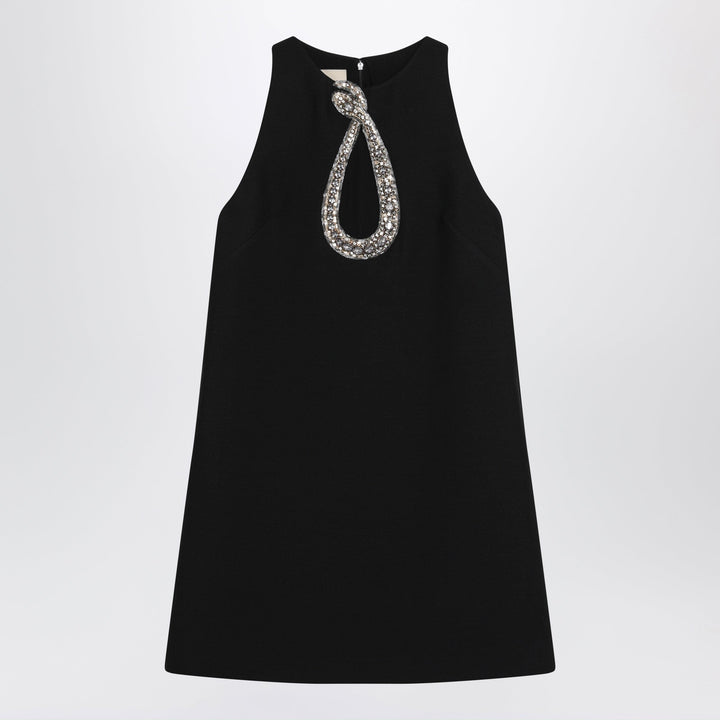 Apparel &amp; Accessories 42  IT Valentino - Short embroidered crepe couture dress Brand