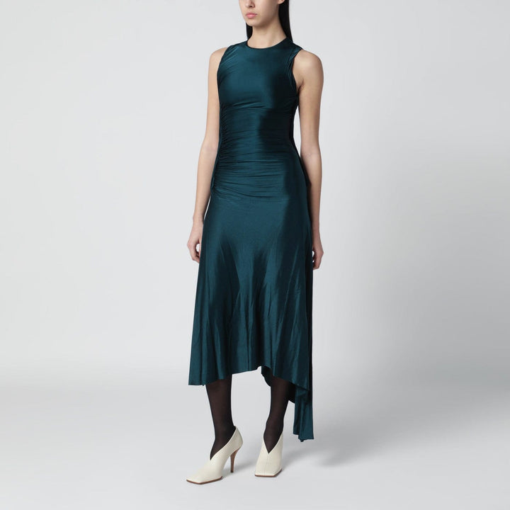 Apparel &amp; Accessories Victoria Beckham - Twist dress in dark aqua green Brand