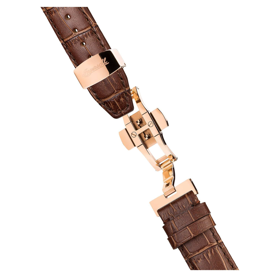 Ingersoll Automatic Watches Ingersoll New England Automatic Brown Watch Brand