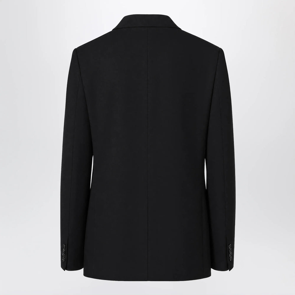 Balenciaga - Double-breasted tailored wool twill jacket in black Brand