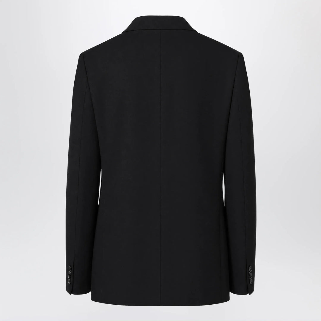Balenciaga - Double-breasted tailored wool twill jacket in black Brand