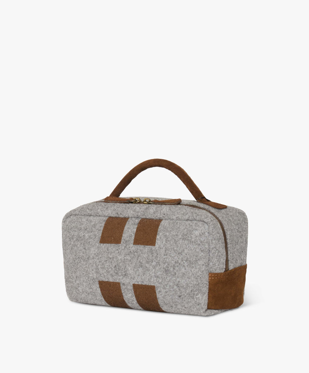 My Style Bags Personalised Berkeley Beauty Case – Grey Brand Beauty Case