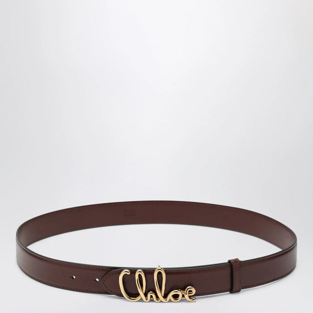 Chloé - Brown The Chloé Iconic Belt Brand Belts S