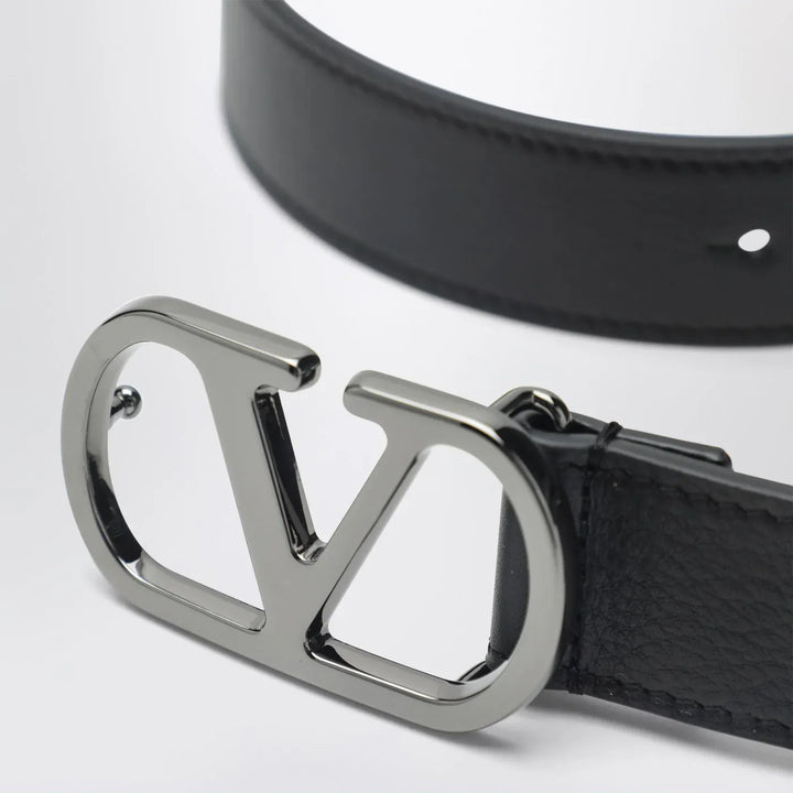 Valentino Garavani - Black VLogo Signature belt Brand Belts