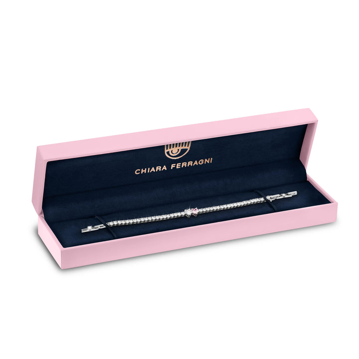 Chiara Ferragni Bracelet Chiara Ferragni Diamond Heart White and Fairytale Tennis Bracelet Brand