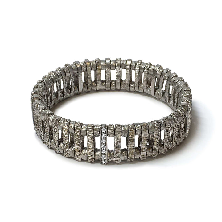 Giora Bracelet Giora' Anastasia Bracelet Ruthenium Finish Giora' Anastasia Bracelet Italian Jewellery Designer Giovanna Raspini Brand