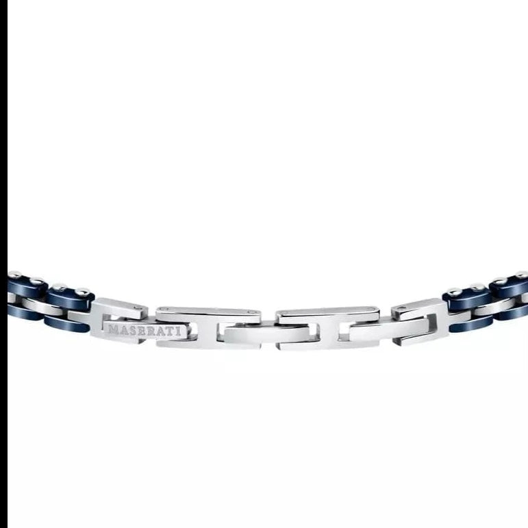 Maserati Bracelets Maserati Jewels  Bracelet Blue Ceramic & Gold Elements Brand