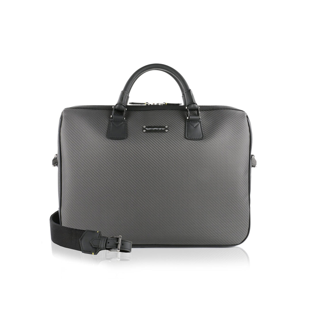 Tecknomonster Briefcase Tecknomonster Pegasus Briefcase Bag Soft Carbon Fiber Brand