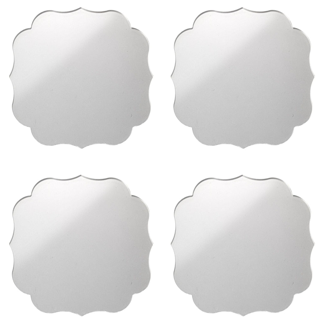 Mario Luca Giusti Coasters Mario Luca Giusti Acrylic Coasters Set of 4 Pcs Clear Mario Luca Giusti Acrylic Coasters Set of 4pcs Clear Brand