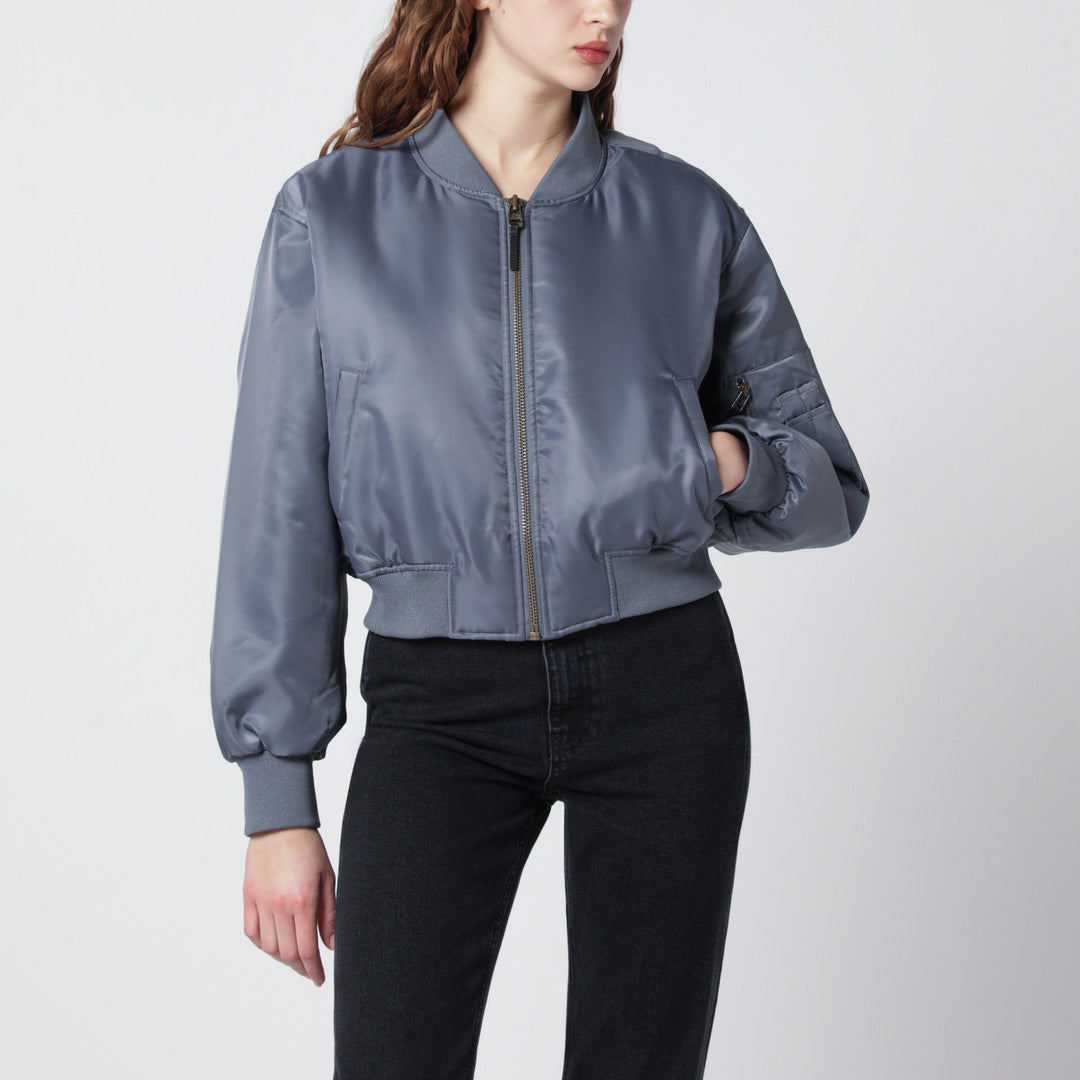 Coats & Jackets ANINE BING - Leon grey cropped bomber jacket Brand