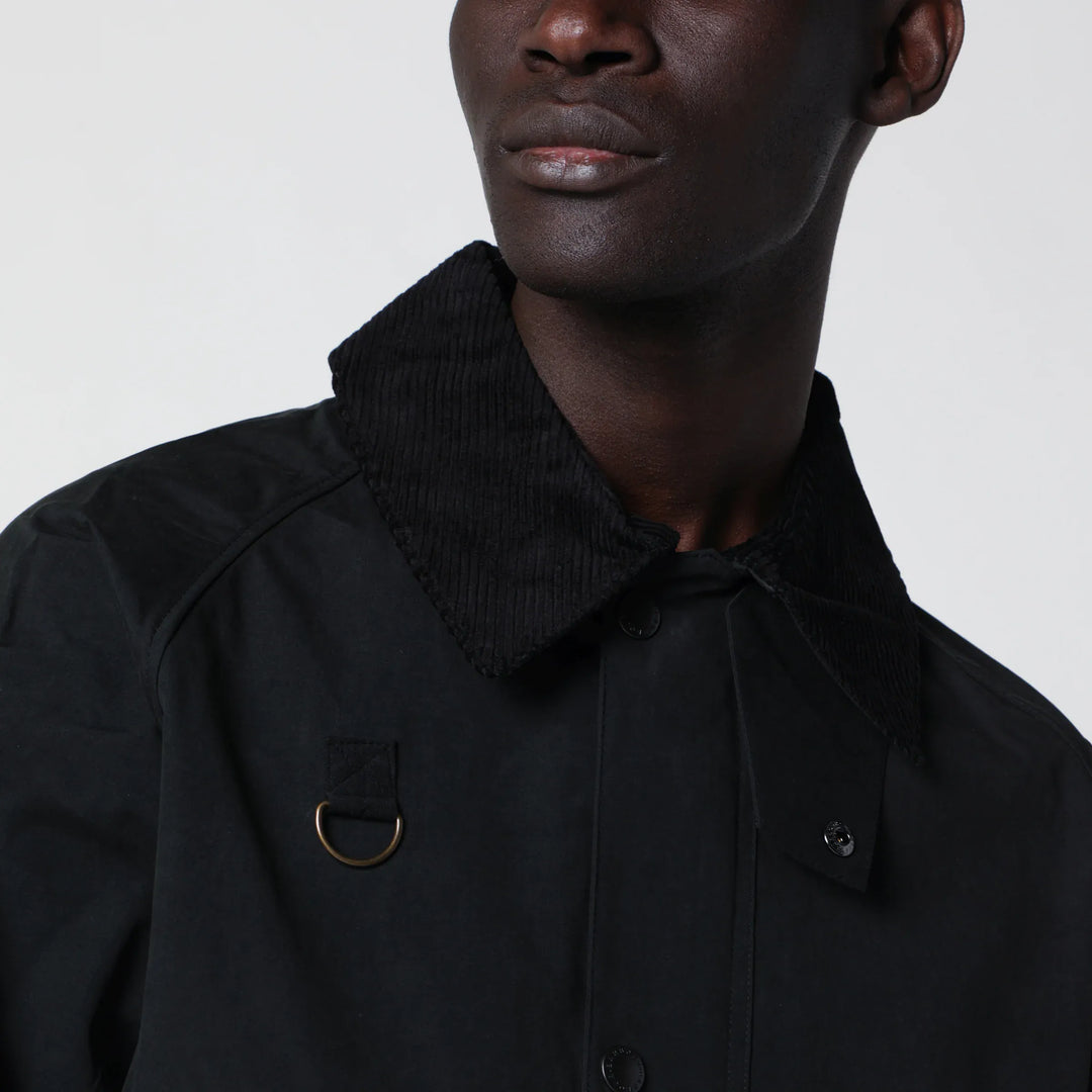 Barbour - Black Spey jacket in cotton blend Brand Coats &amp; Jackets