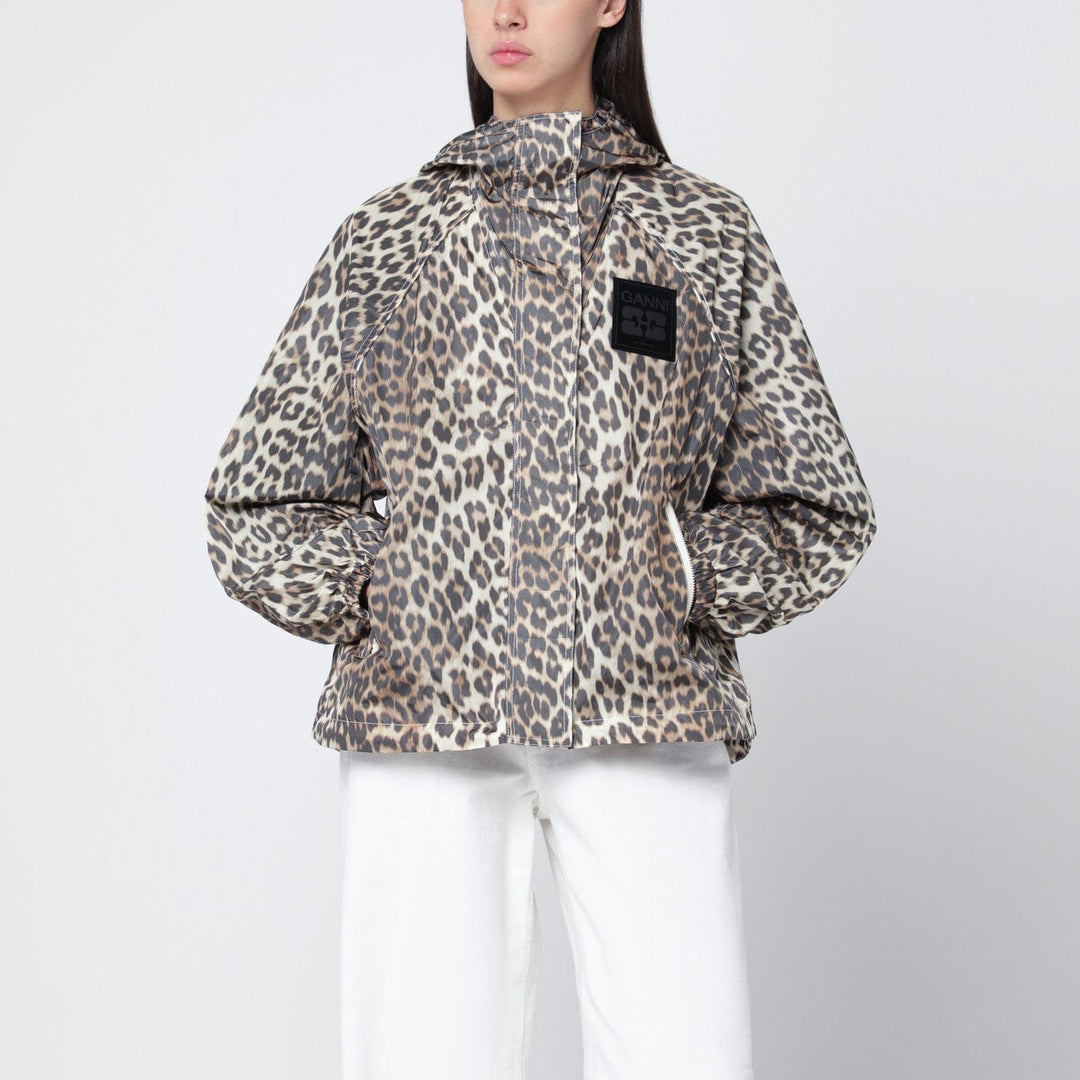 Coats & Jackets L/XL GANNI - Jacket with leopard prin Brand
