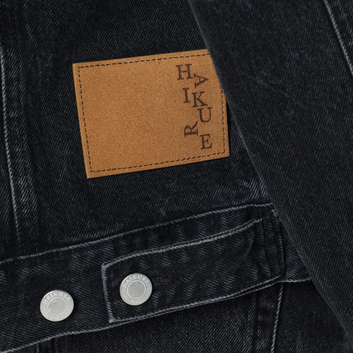 HAIKURE - Black washed-effect Renee denim jacket Brand Coats &amp; Jackets