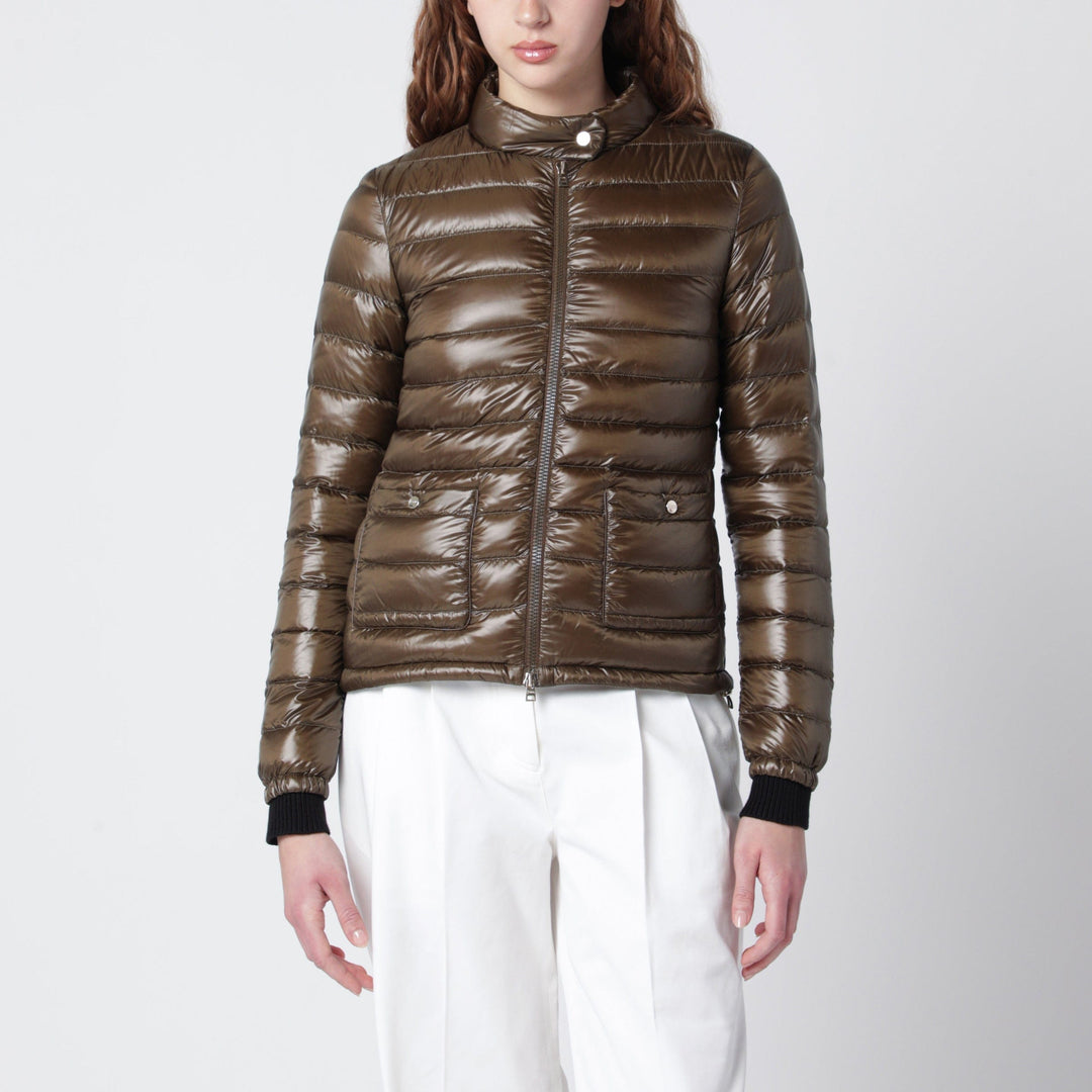 Coats & Jackets HERNO - Military Green Ultralight Nylon Bomber Jacket Brand