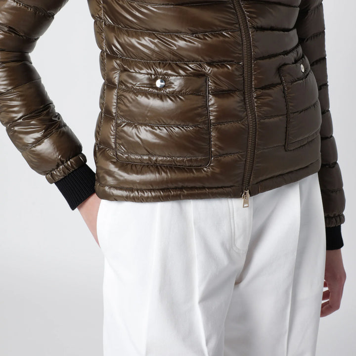 HERNO - Military Green Ultralight Nylon Bomber Jacket Brand Coats &amp; Jackets
