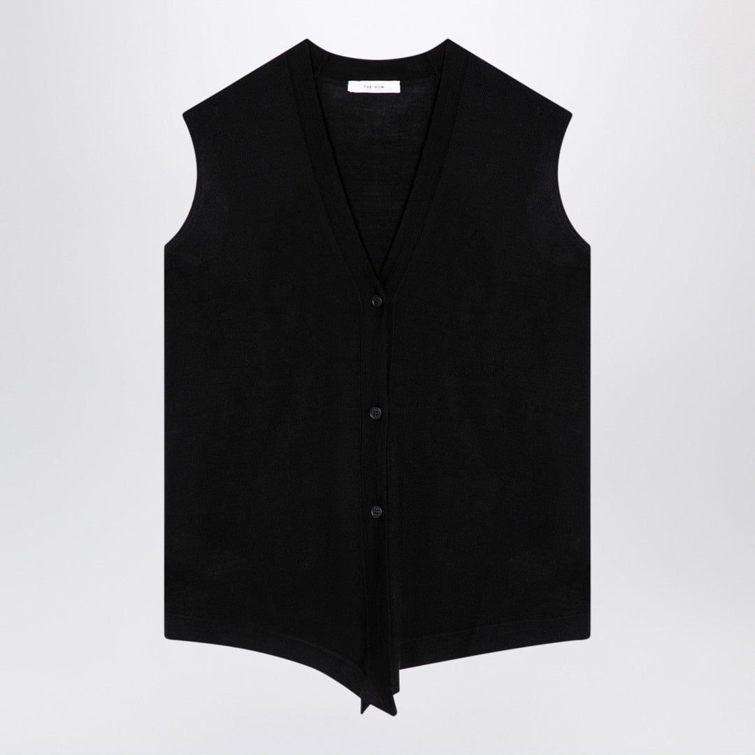 Coats &amp; Jackets S The Row - Black wool Waistcoat cardigan Brand