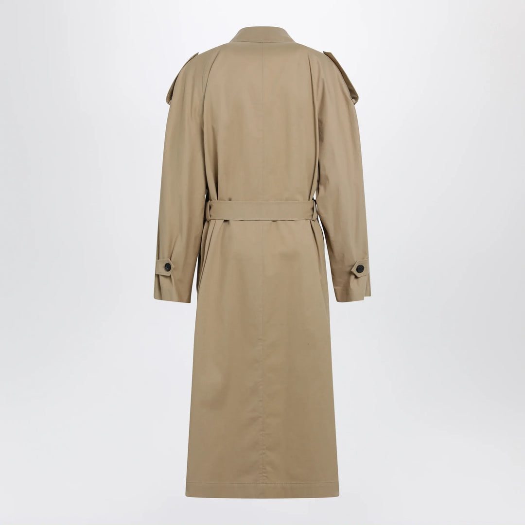 The Row - Dester double-breasted cotton-cashmere trench in sand Brand Coats &amp; Jackets 4 US