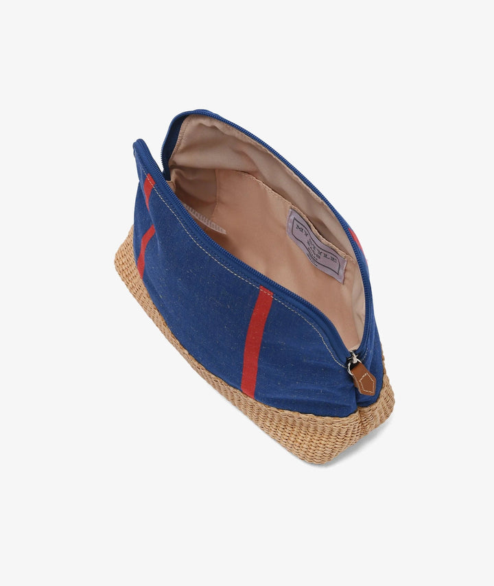 My Style Bags Cosmetic & Toiletry Bags My Style Bags Trousse Versilia - Large My Style Bags Personalised Trousse Versilia - Cotton Straw Large Brand
