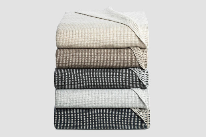 Bemboka Cotton Throws Bemboka Reversible Box Knitted Weight Throws Bemboka Reversible Box Knitted Weight Throws I Luxury Comfort Bedding  Brand