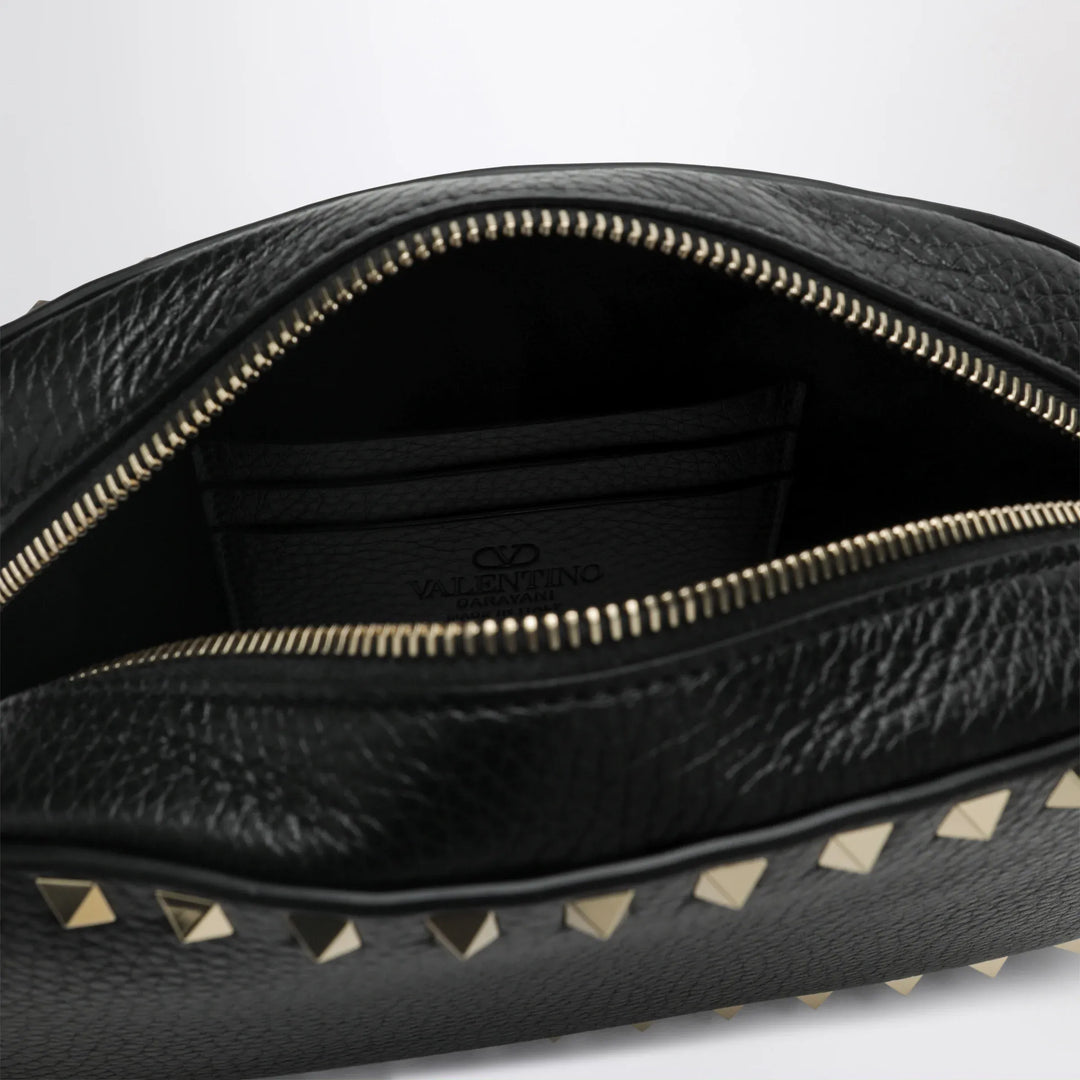 Valentino Garavani - Rockstud Camera Case crossbody bag in black leather Brand Crossbody Bag U