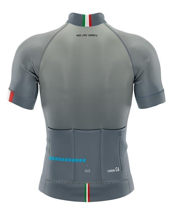 Vardena Cycling Jersey Vardena Silver Blue Full Carbon Cycling Jersey Vardena Full Carbon Jersey Silver Blue Brand