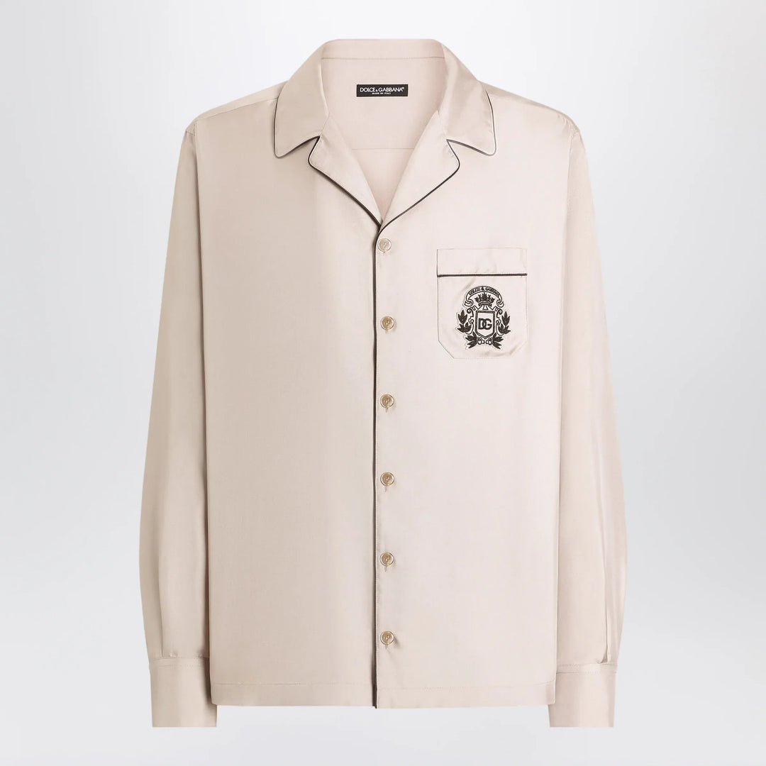 Dolce&Gabbana - Silk shirt with embroidery Brand 45