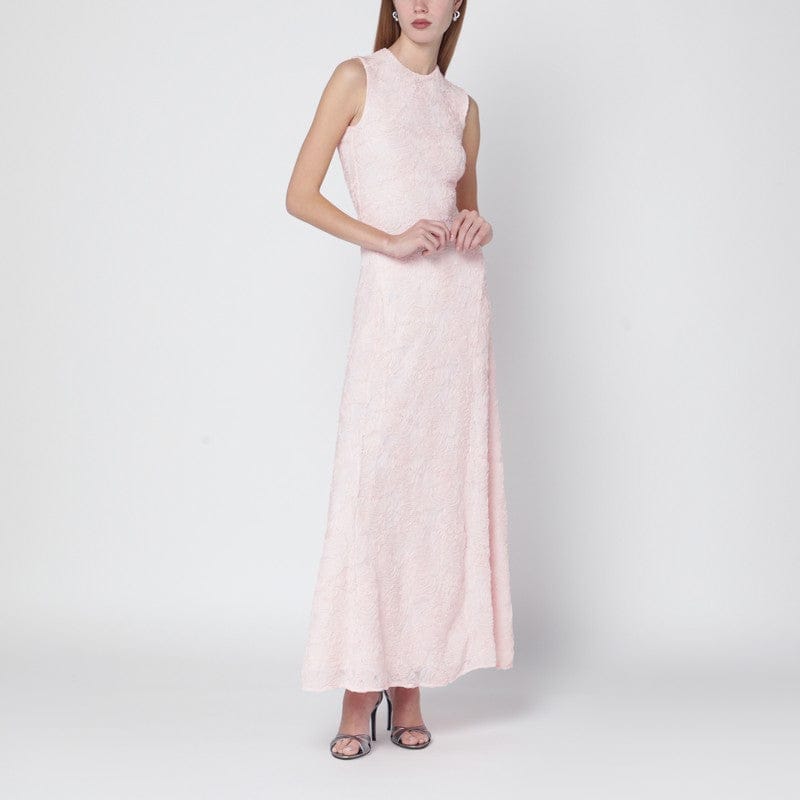 Dresses ROTATE Birger Christensen - Long pink mesh dress - 34 DK Brand