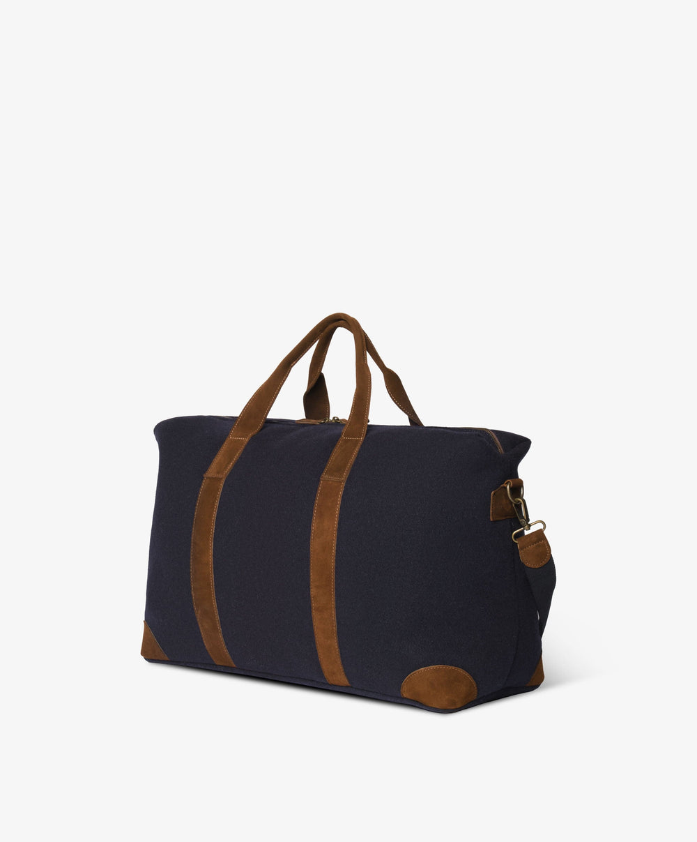 My Style Bags Personalised Harvard Large Felt Duffel Bag – Blue Brand Duffel Bag