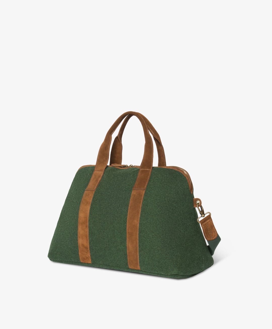 My Style Bags Personalised London Large Felt Duffel Bag – Green Brand Duffel Bag