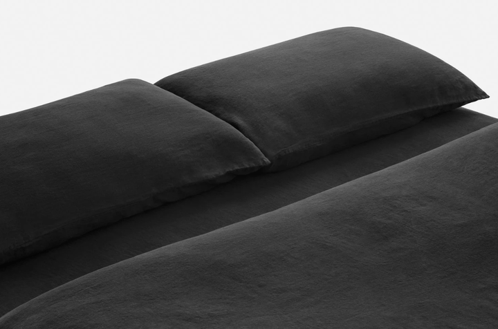Bemboka Duvet Covers Charcoal / Queen 210x210cm Bemboka Belgian Linen Duvet Covers Brand