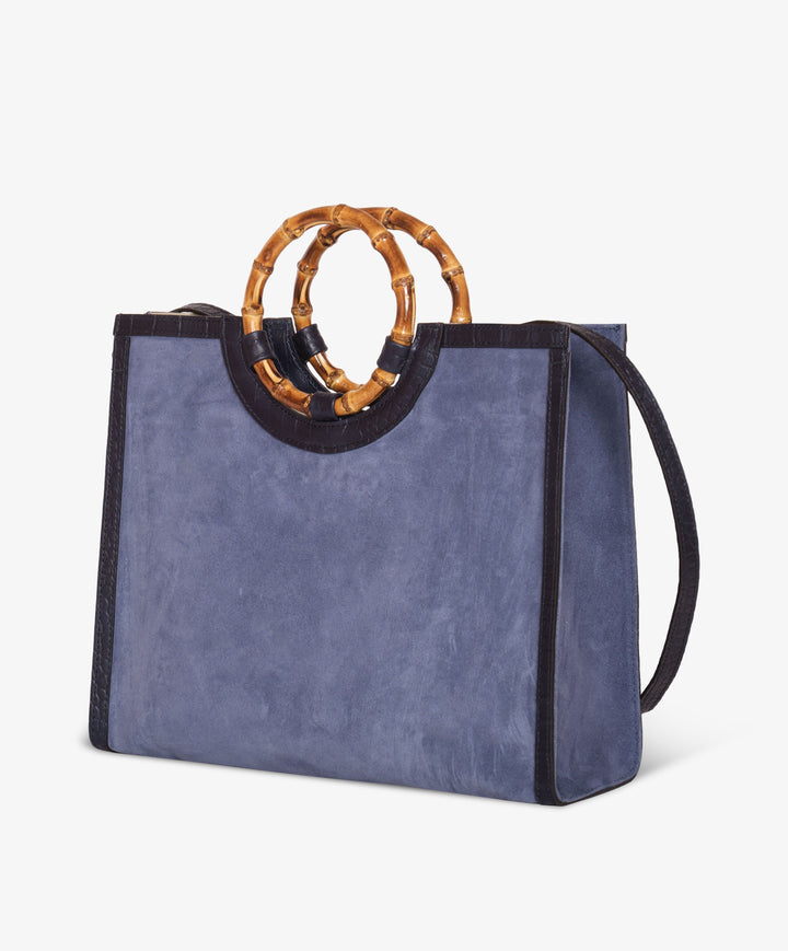 My Style Bags Personalised Bamboo Large Deluxe Handbag – Bluette Brand Handbag