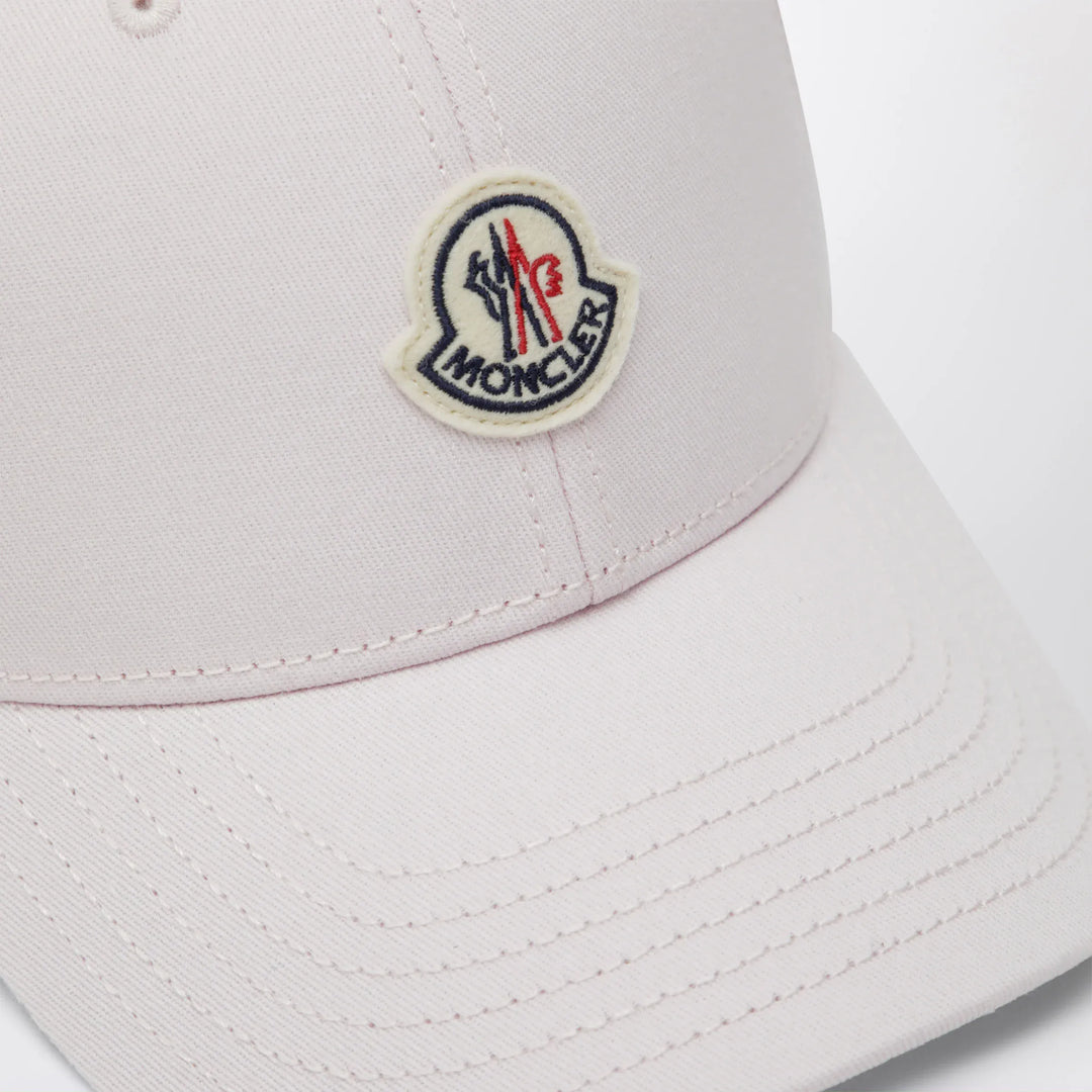 Moncler - Pink baseball cap with logo patch Brand Hats TU