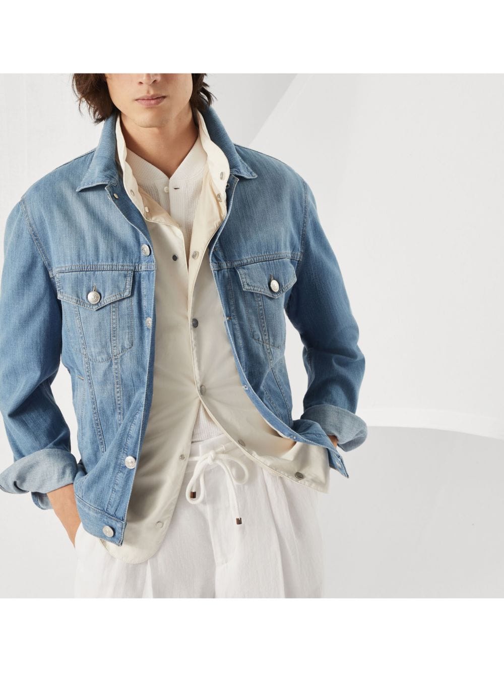 Brunello Cucinelli Jackets 50 Brunello Cucinelli Coats Clear Blue Brunello Cucinelli Coats Clear Blue Brand