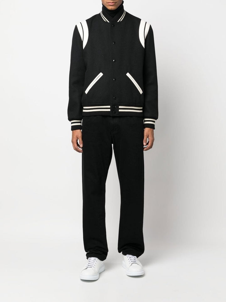 Saint Laurent Jackets Saint Laurent Coats Black Saint Laurent Coats Black at Italian Luxury Group Brand