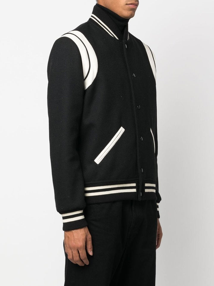 Saint Laurent Jackets Saint Laurent Coats Black Saint Laurent Coats Black at Italian Luxury Group Brand