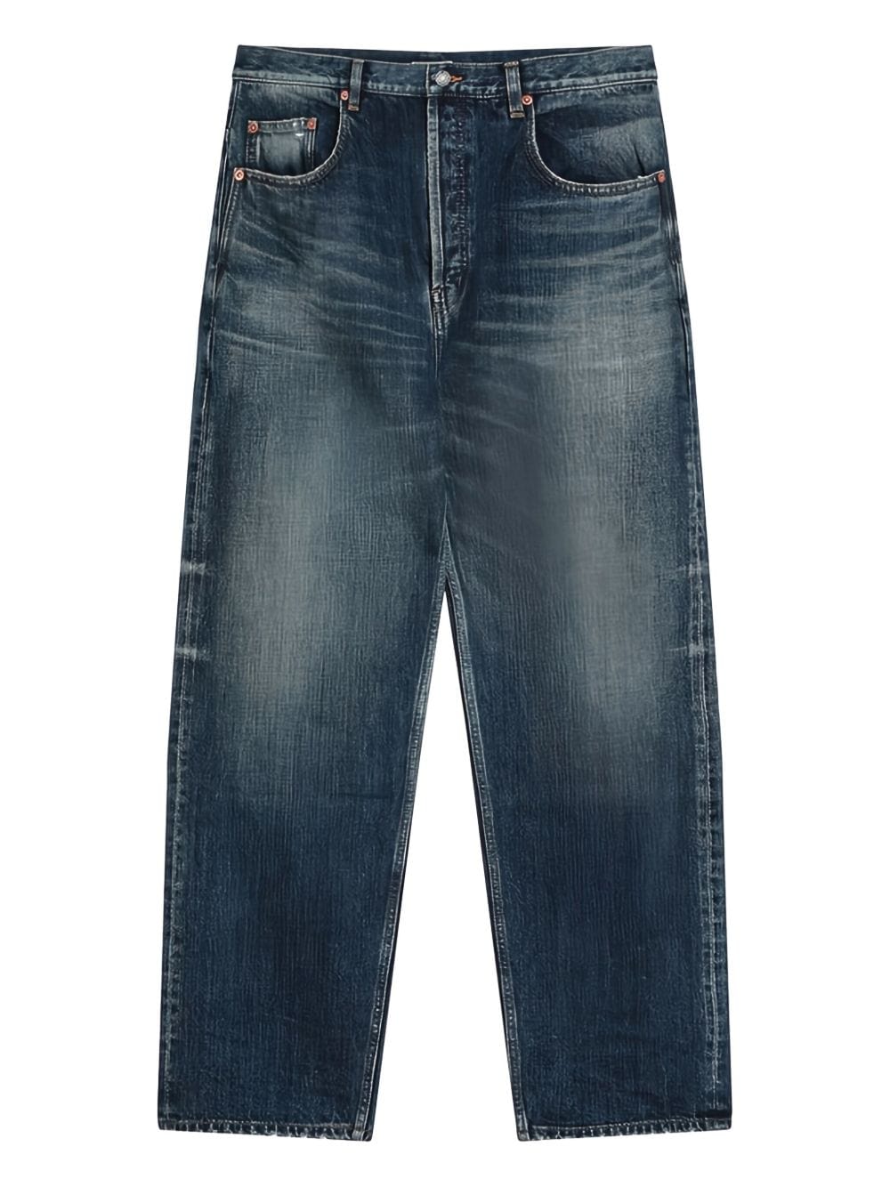 Saint Laurent Jeans Saint Laurent  Jeans Blue Saint Laurent - High-Rise Blue Denim Jeans – Classic Five-Pocket Style Brand