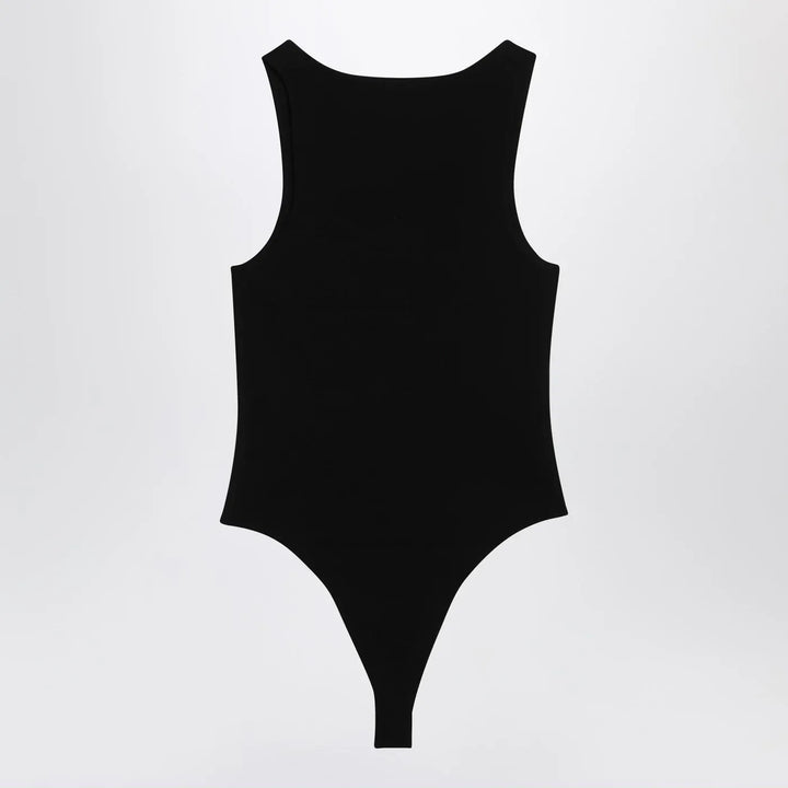 Entire Studios - Black viscose jersey bodysuit Brand Leotards &amp; Unitards