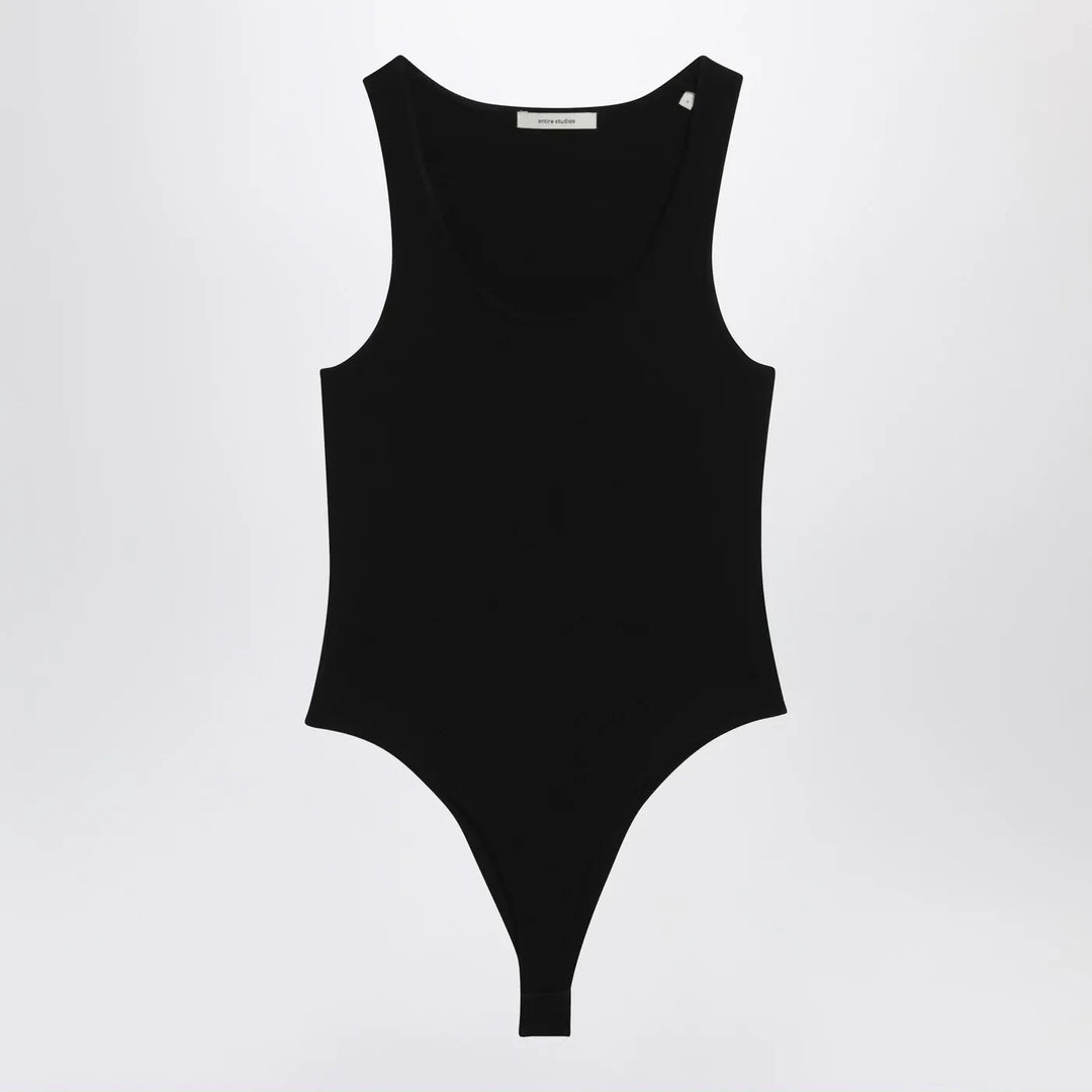 Entire Studios - Black viscose jersey bodysuit Brand Leotards &amp; Unitards XS