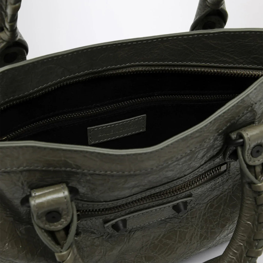 Balenciaga - Le City small tote bag in military green Brand Mini Tote TU
