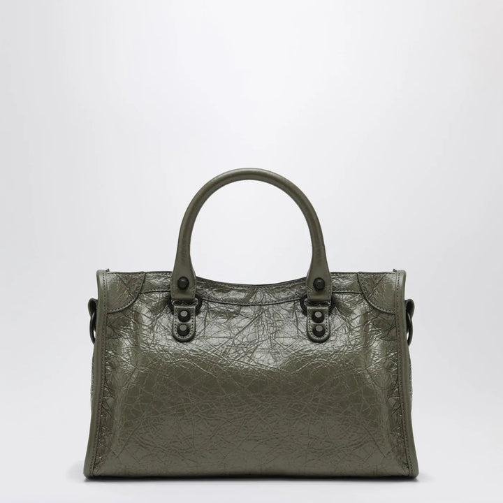 Balenciaga - Le City small tote bag in military green Brand Mini Tote TU
